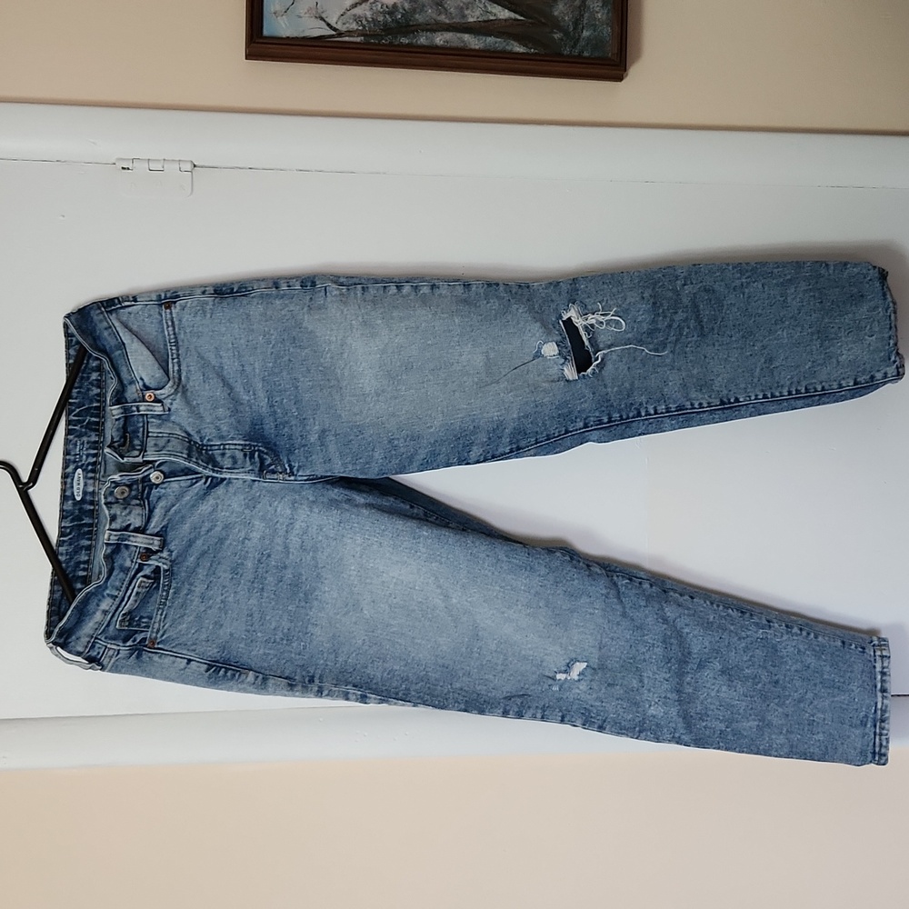 Size 6 OG Straight Button Fly Old Navy Jeans